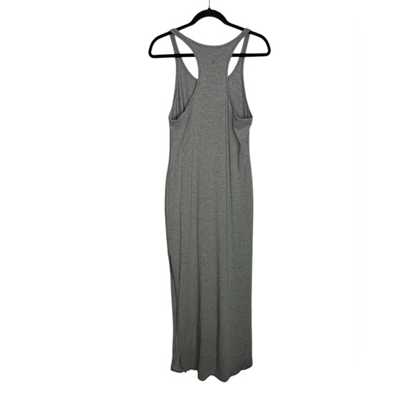 Lululemon Refresh Racerback Maxi Dress II Pima Cotton Heathered Medium Grey - Picture 6 of 11
